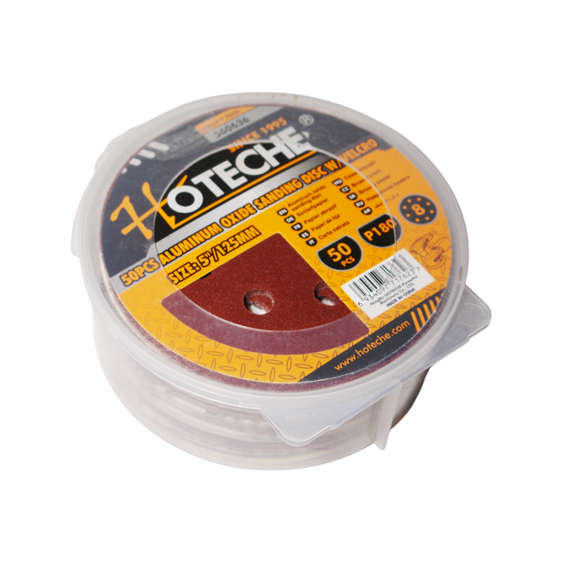 KIT HOTECHE LIJAS P/ORBITAL 5 125MM / 180G | HT0083 | 560636