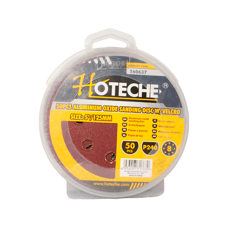 KIT HOTECHE LIJAS P/ORBITAL 5 125MM / 240G | HT0084 | 560637