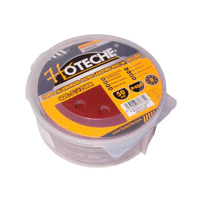 KIT HOTECHE LIJAS P/ORBITAL 5 125MM / 400G | HT0085 | 560639