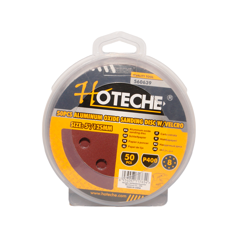 KIT HOTECHE LIJAS P/ORBITAL 5 125MM / 400G | HT0085 | 560639