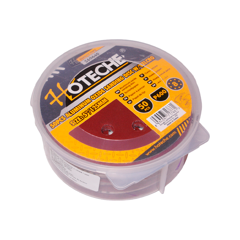 KIT HOTECHE LIJAS P/ORBITAL 5 125MM / 600G | HT0086 | 560640