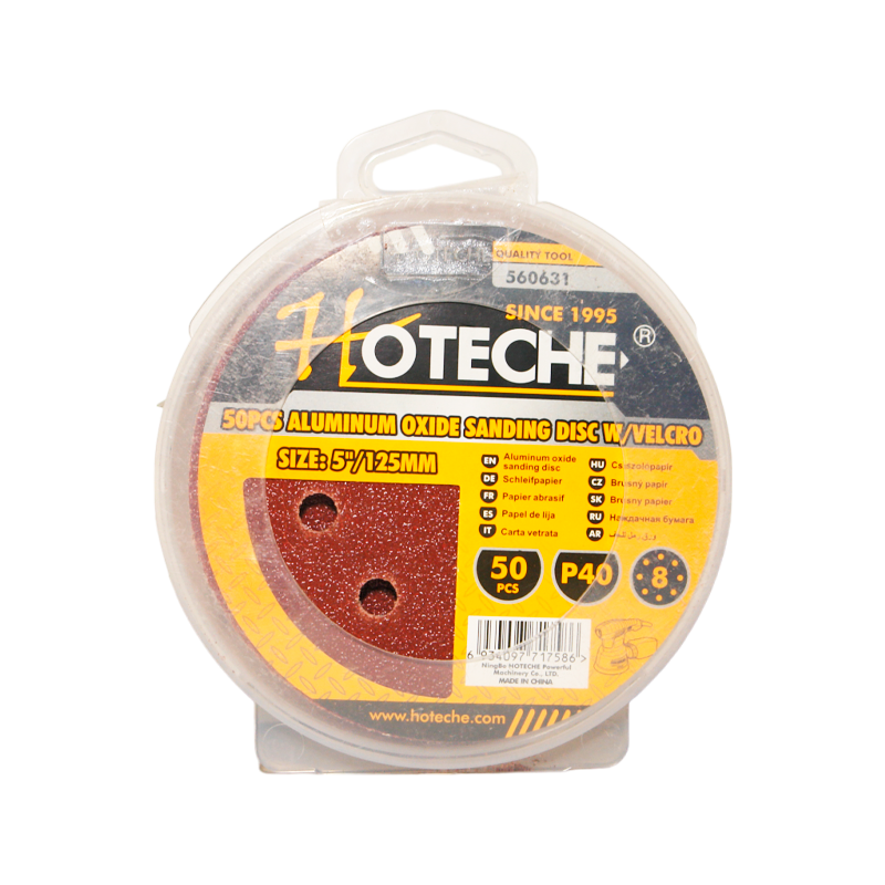 KIT HOTECHE LIJAS P/ORBITAL 5 125MM 40G | HT0088 | 560631
