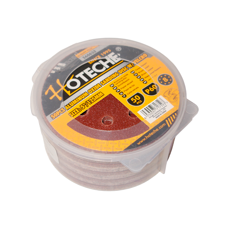 KIT HOTECHE LIJAS P/ORBITAL 5 125MM 60G | HT0089 | 560632