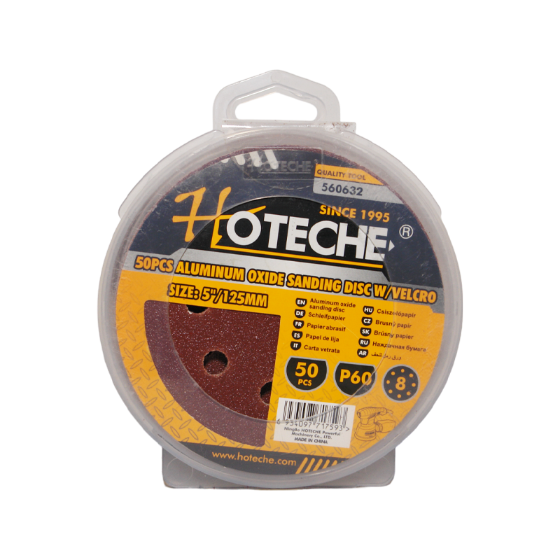KIT HOTECHE LIJAS P/ORBITAL 5 125MM 60G | HT0089 | 560632