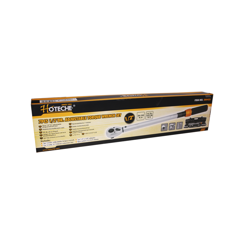 TORQUIMETRO HOTECHE 40-220 N.m DADOS MM 7 PZS 1/2 | HT0679 | 200423