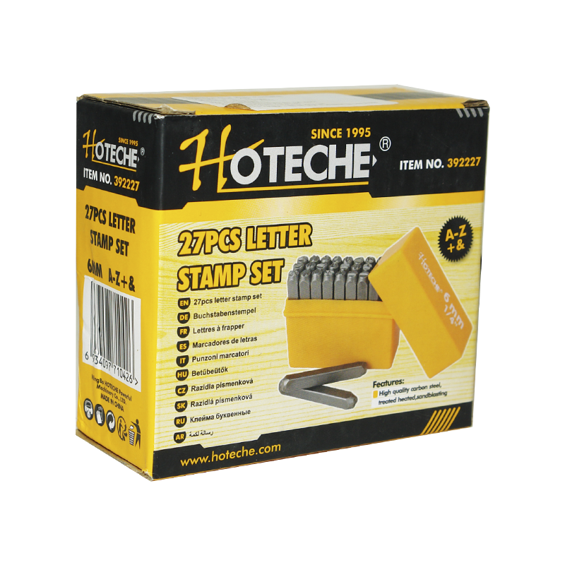 LETRAS HOTECHE DE GOLPE 27 PZS | HT0223 | 392227