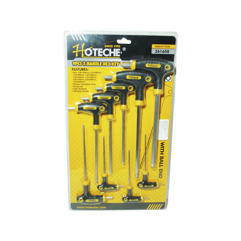 LLAVE HOTECHE ALLEN MANGO T  9 PZS MM | HT0094 | 261608