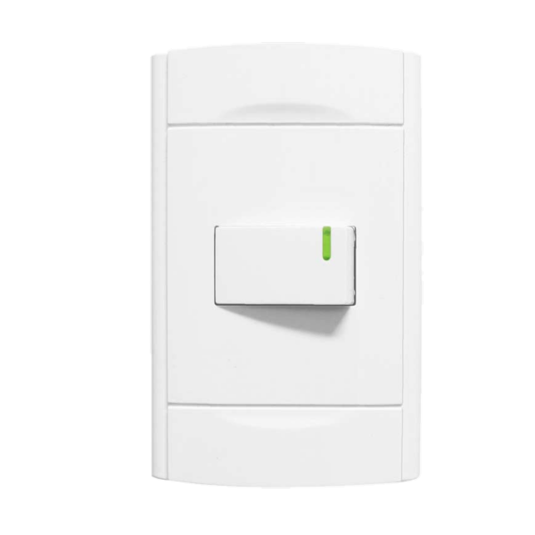 APAGADOR SANELEC SENCILLO C/PLACA ROMA | SE344410