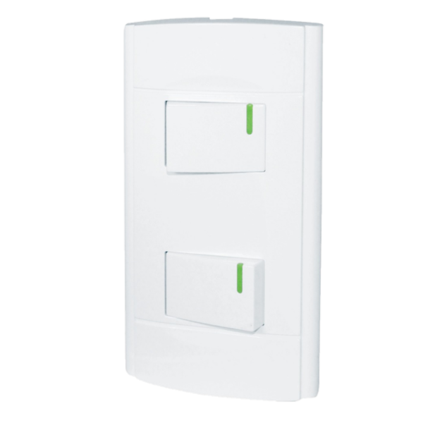 APAGADOR SANELEC DOBLE C/PLACA ROMA | SE344427