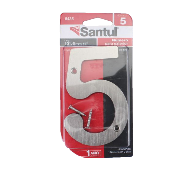 NUMERO SANTUL # 5 METALIZADO | ST384355