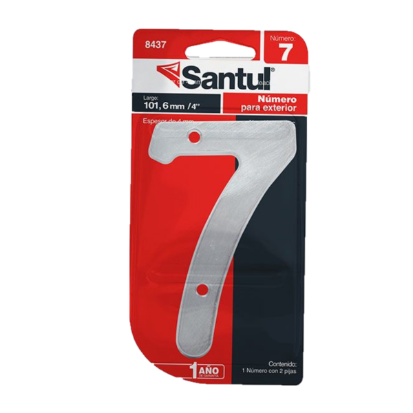 NUMERO SANTUL # 7 METALIZADO | ST384379