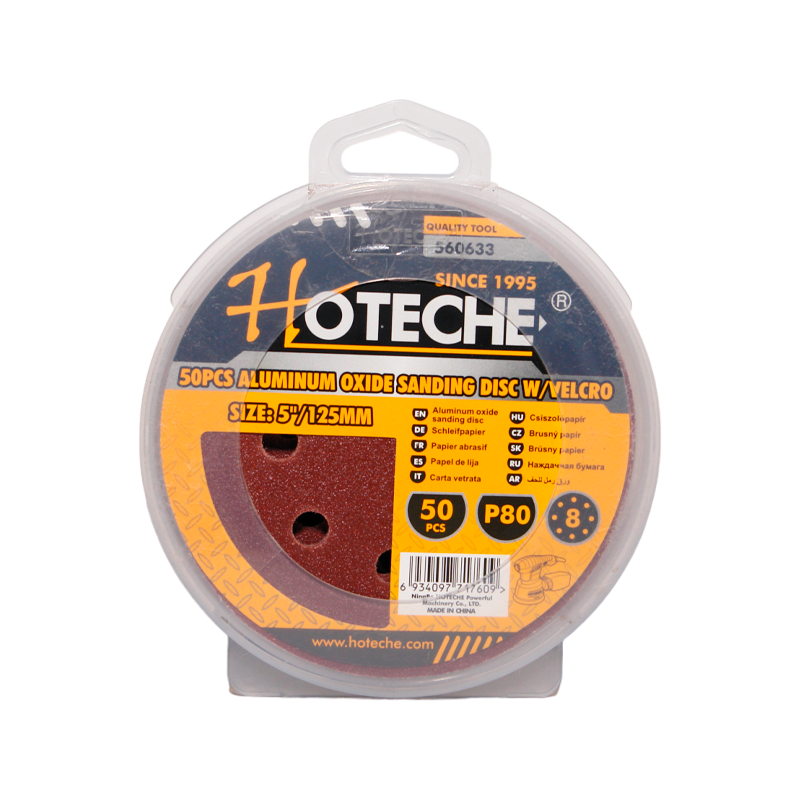 KIT HOTECHE LIJAS P/ORBITAL 5 125MM / 80G | HT0087 | 560633