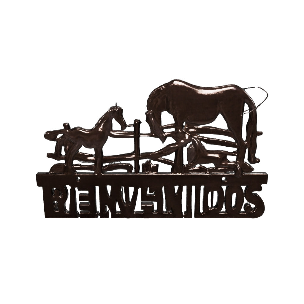 LETRERO CABALLOS BIENVENIDOS | 33907