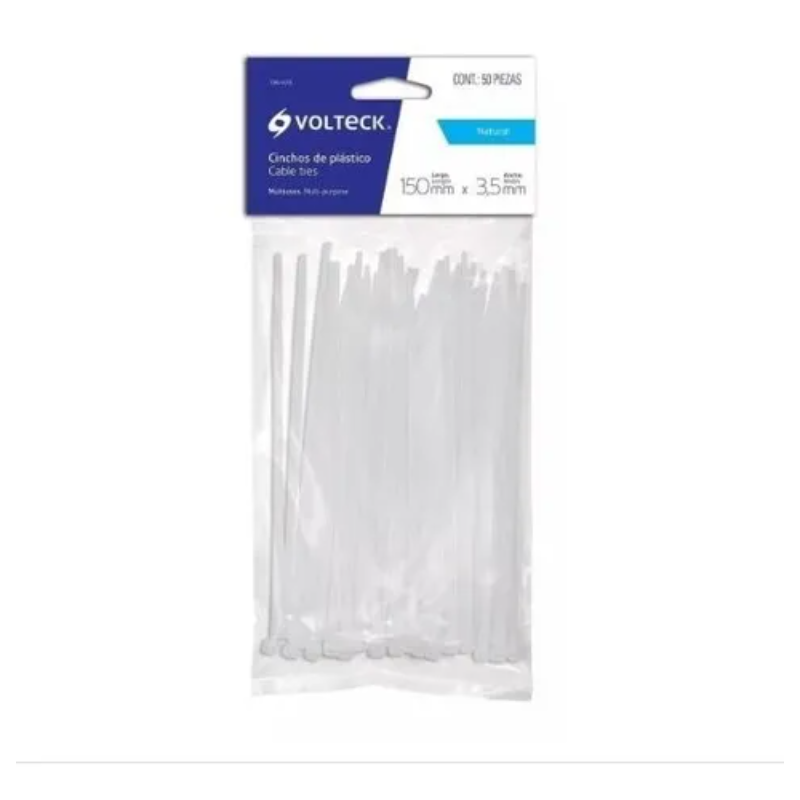 CINCHO PLASTICO 50 MM 40 LBS CIN-4015 VOLTECK | 44303