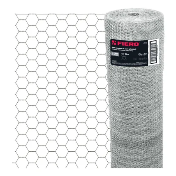 MALLA HEXAGONAL 1.75 MTS X45 MTS 25 MM MAHE-2517 FIERO | 44659