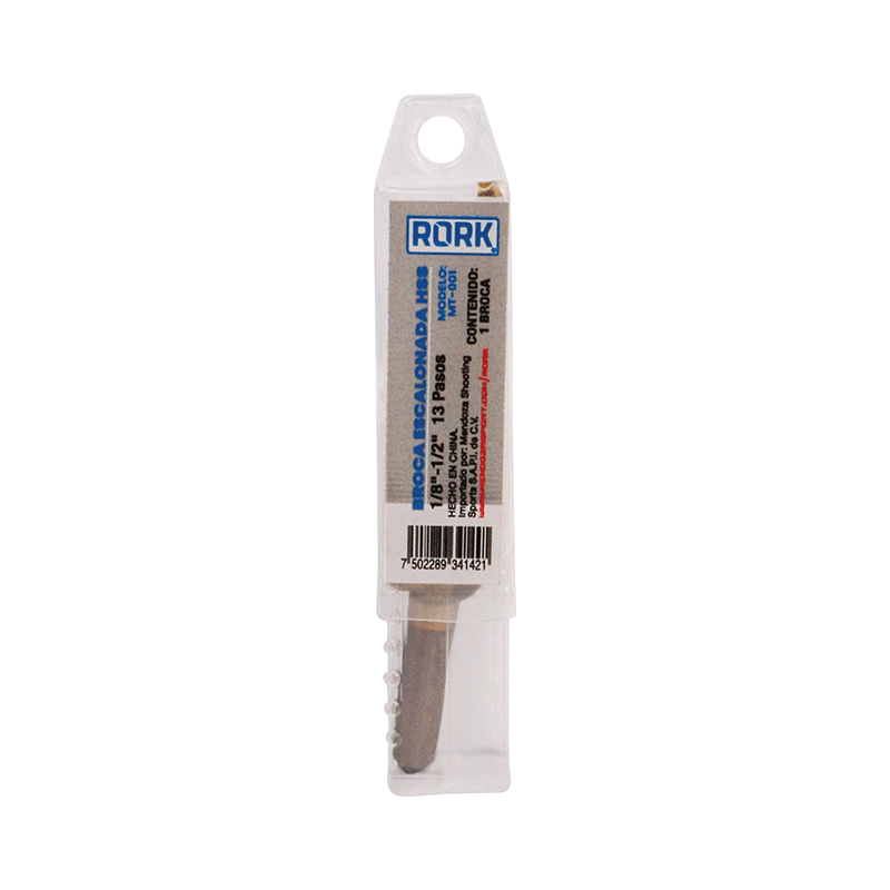 BROCA ESCALONADA 1/8``-1/2`` 13 NIVELES MT-001     341421 RORK | MZ0001
