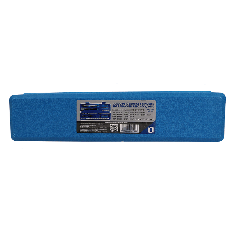 BROCA P/CONCRETO 10 PZAS CINCELES SDS MT-007 RORK | MZ0032