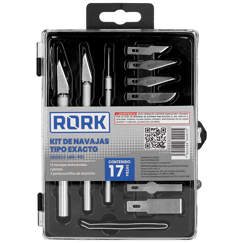 EXACTO PROFESIONAL 17 PZAS MRK-002 RORK | MZ0037