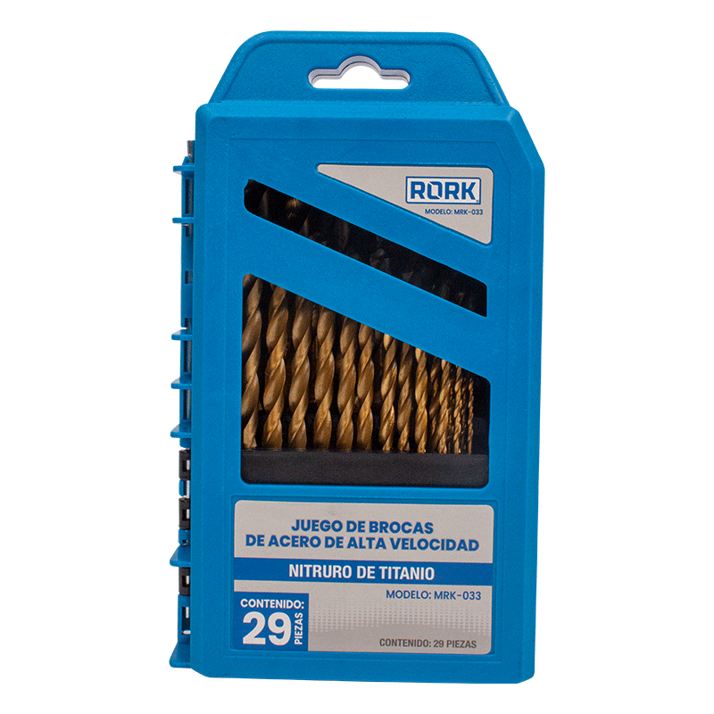 BROCA ALTA VELOCIDAD 29 PZAS 118 GRADOS MRK-033 RORK | MZ0046