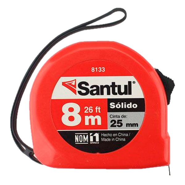 FLEXOMETRO CLASICO 8 MTS 25 MM 8133 SANTUL | ST381330