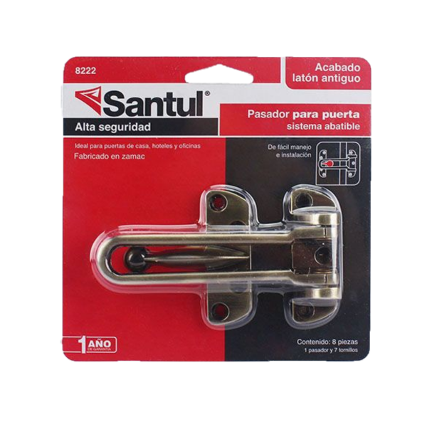 PASADOR ABATIBLE LATON/ANTIGUO 8222 SANTUL | ST382221