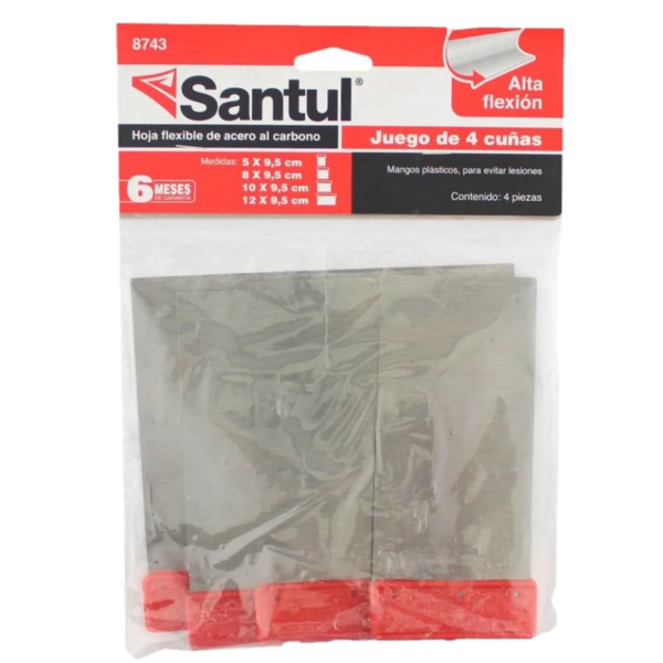 CUÑA JUEGO 4 PZAS 8743 SANTUL | ST387431
